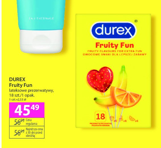 Prezerwatywy Durex fruity fun promocja