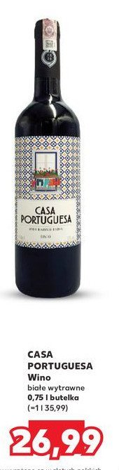 Wino Casa portuguesa promocja w Kaufland