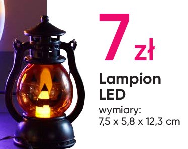 Lampion led halloween promocja