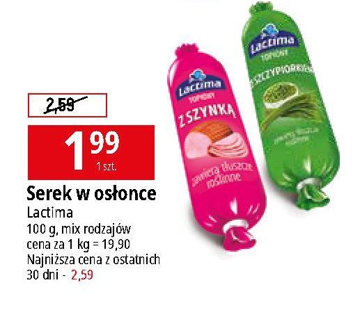 Serdelek ze szczypiorkiem Lactima promocja