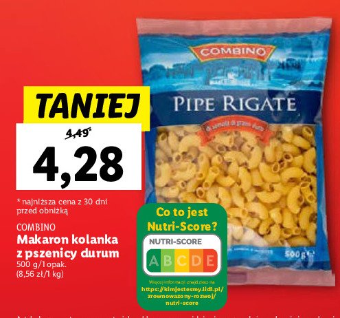 Makaron kolanka Combino promocja