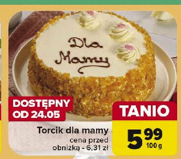 Torcik dla mamy promocja