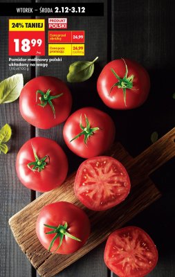 Pomidor malinowy polski układany na wagę promocja w Biedronka