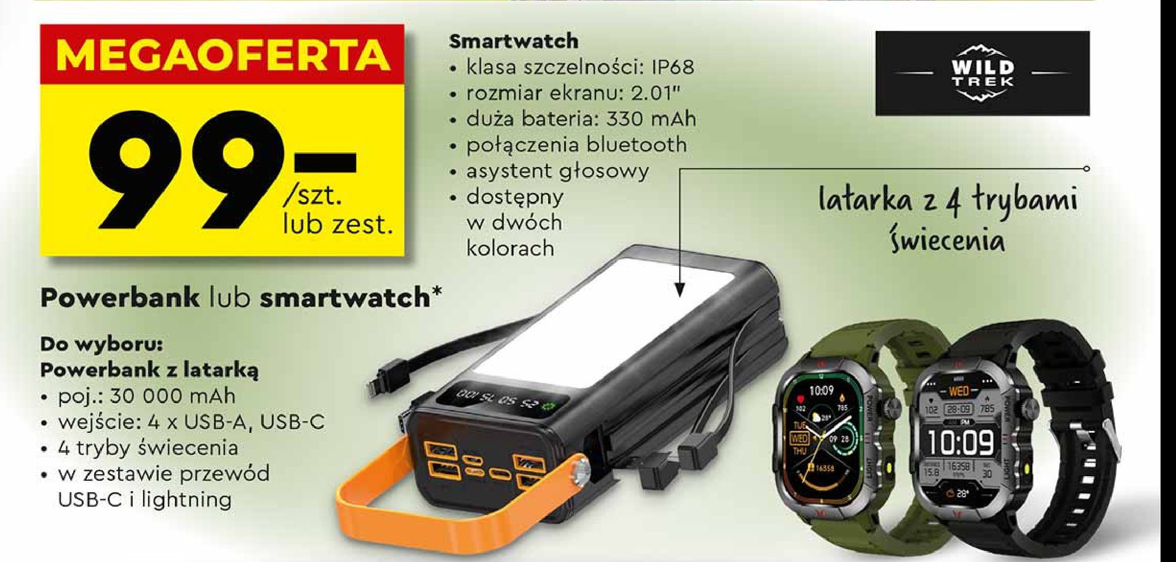 Powerbank Wild trek promocja
