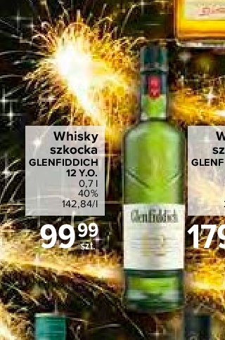 Whisky Glenfiddich 12 yo promocja