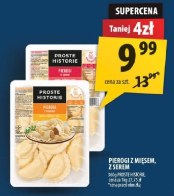 Pierogi z mięsem, z serem Proste Historie promocja w Arhelan