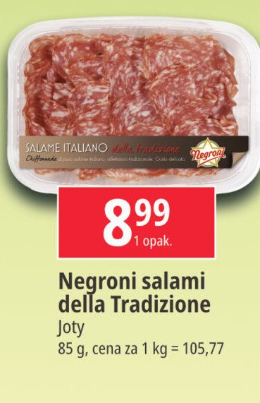 Salami italiano NEGRONI promocja