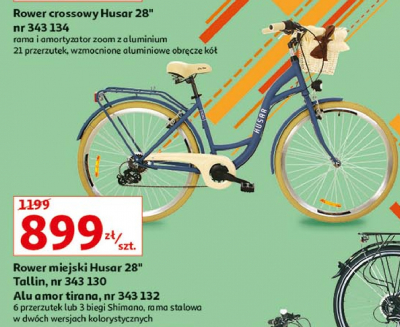 Rower miejski 28" tirana Husar promocja