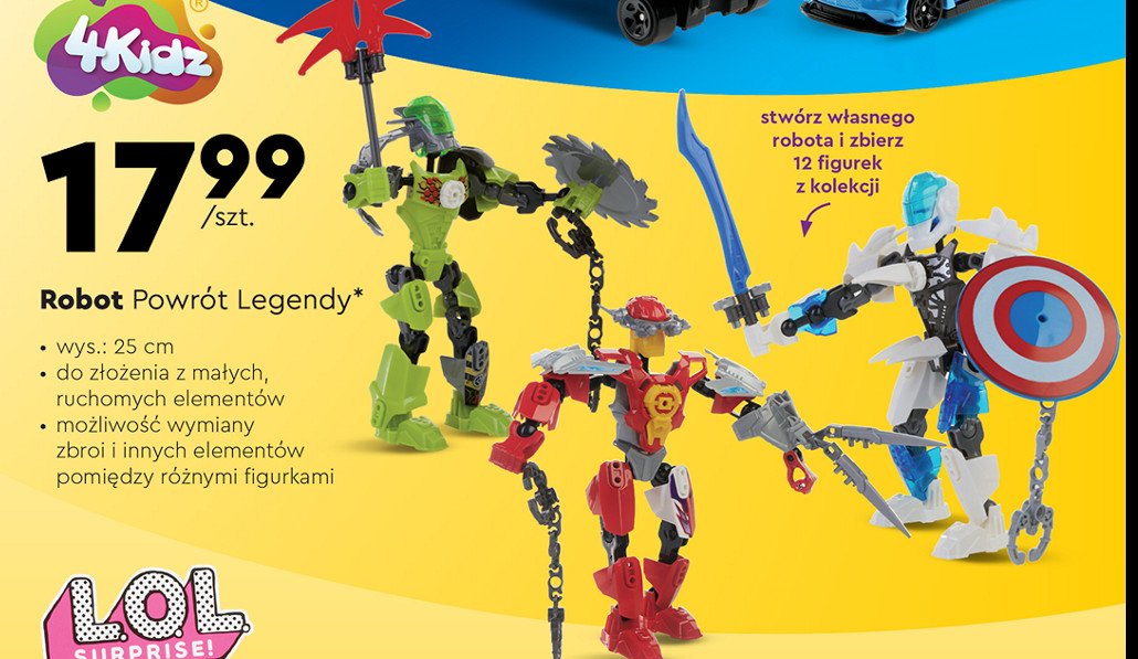 Robot powr贸t legendy 4kidz promocja