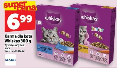 Karma dla kota Whiskas 300 g promocja w TOPAZ