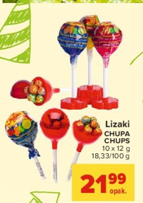 Lizaki miks paczka Chupa chups fruit promocja