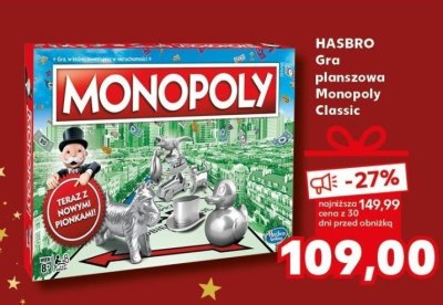 Gra planszowa Monopoly Classic promocja w Kaufland