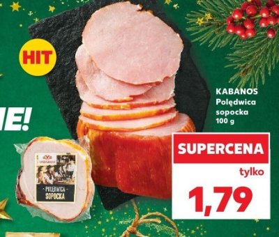 Polędwica sopocka KABANOS 100 g promocja w Kaufland