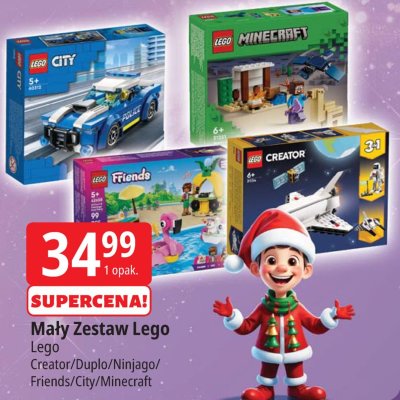 Mały Zestaw Lego Creator/Duplo/Ninjago/Friends/City/Minecraft promocja w Leclerc