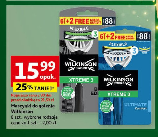 Maszynka do golenia Wilkinson xtreme 3 black edition promocja w Auchan