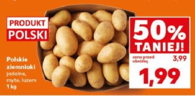 Ziemniaki jadalne luzem promocja w Kaufland