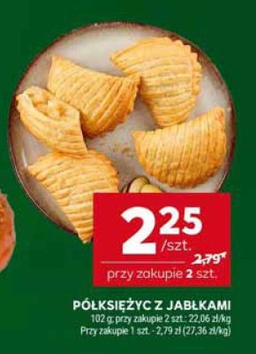 Półksiężyc z jabłkami promocja w Stokrotka