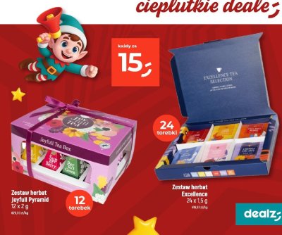 Zestaw herbat Excellence promocja w Dealz