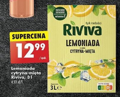 Lemoniada cytryna-mięta Riviva promocja