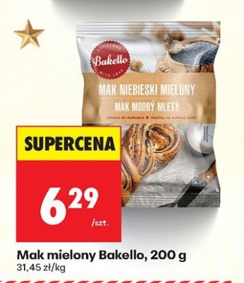 Mak mielony Bakello promocja w Biedronka