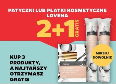 Patyczki lub płatki kosmetyczne  promocja w Netto
