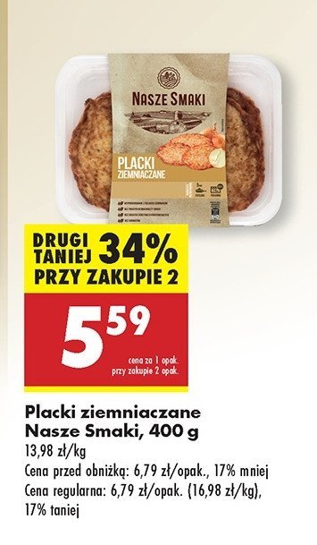 Placki ziemniaczane Nasze smaki promocja