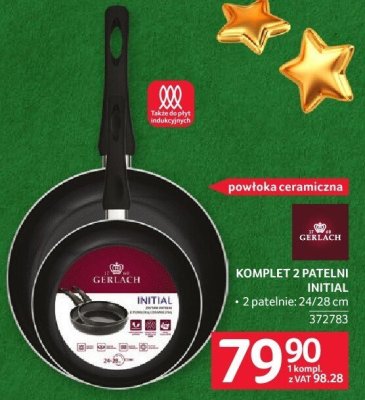Komplet 2 patelni Initial 2 patelnie: 24/28 cm powłoka ceramiczna promocja w Selgros