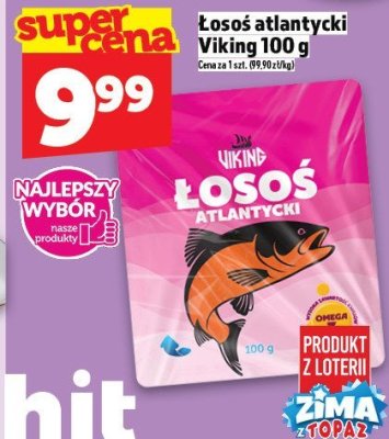 Łosoś atlantycki Viking 100 g promocja w TOPAZ
