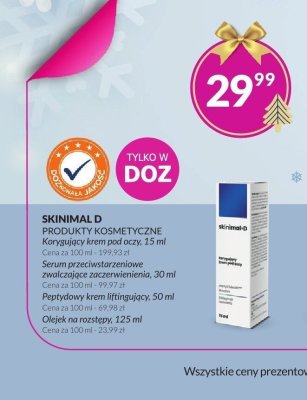 Krem korygujący pod oczy Skinimal D, 15 ml promocja w DOZ.PL