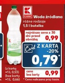 Woda 藕r贸dlana K-classic promocja