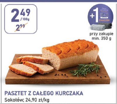 Pasztet z całego kurczaka Sokołów promocja w Stokrotka