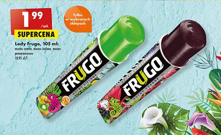 Lód mocno czarny Frugo promocja