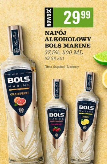 W贸dka grapefruit Bols marine promocja