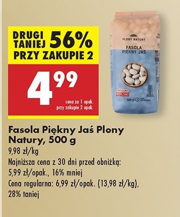 Fasola piękny jaś karłowy Plony natury promocja w Biedronka