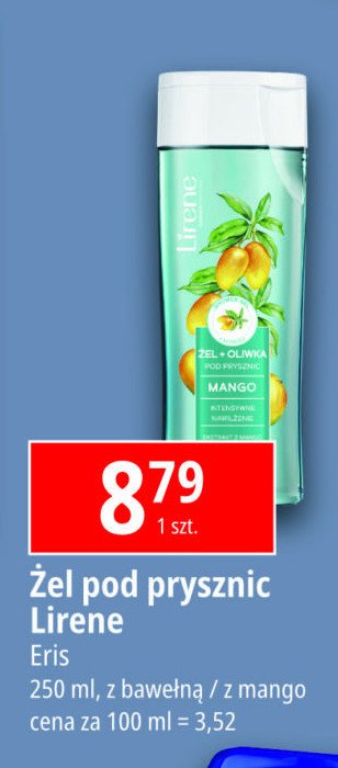 Żel + oliwka pod prysznic z mango LIRENE BODY COLOUR promocja