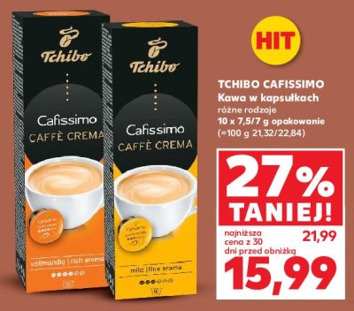 Kawa caffe crema mild Tchibo cafissimo Tchibo cafe promocja