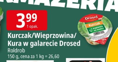 Kurczak w galarecie Drosed Roldrob promocja w Leclerc