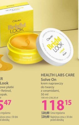 HEALTH LABS CARE Solve On krem naprawczy do twarzy z ceramidami 50 ml promocja w Hebe