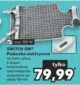 Poduszka elektryczna 100 w Switch on promocja