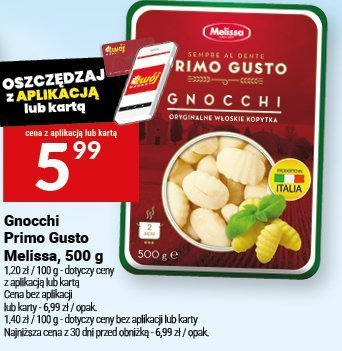 Gnocchi Primo Gusto Melissa, 500 g promocja w Twój Market