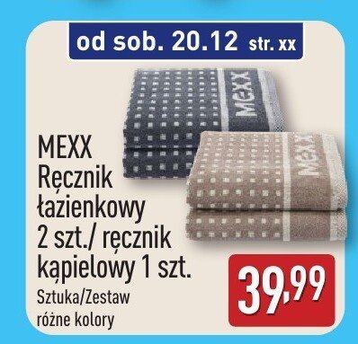 Ręcznik łazienkowy 2 szt. promocja w Aldi