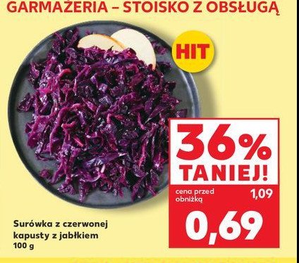 Sur贸wka z czerwonej kapusty z jab艂kiem promocja