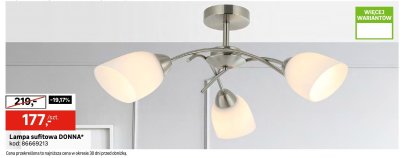 Lampa sufitowa DONNA promocja w Leroy Merlin