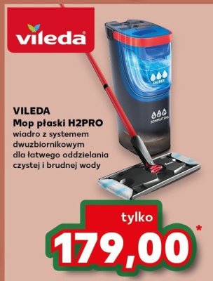 Mop płaski VILEDA H2PRO promocja w Kaufland