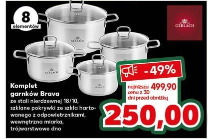 Zestaw garnków brava Gerlach promocja