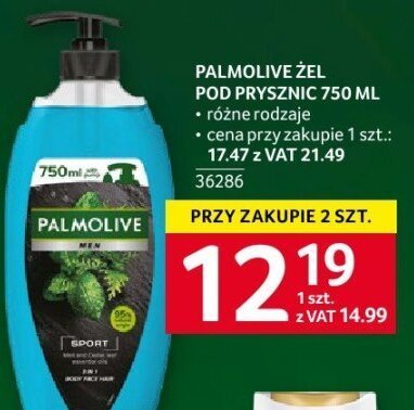 Palmolive żel pod prysznic 750 ml różne rodzaje promocja w Selgros