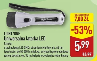 Uniwersalna latarka LED promocja w Aldi