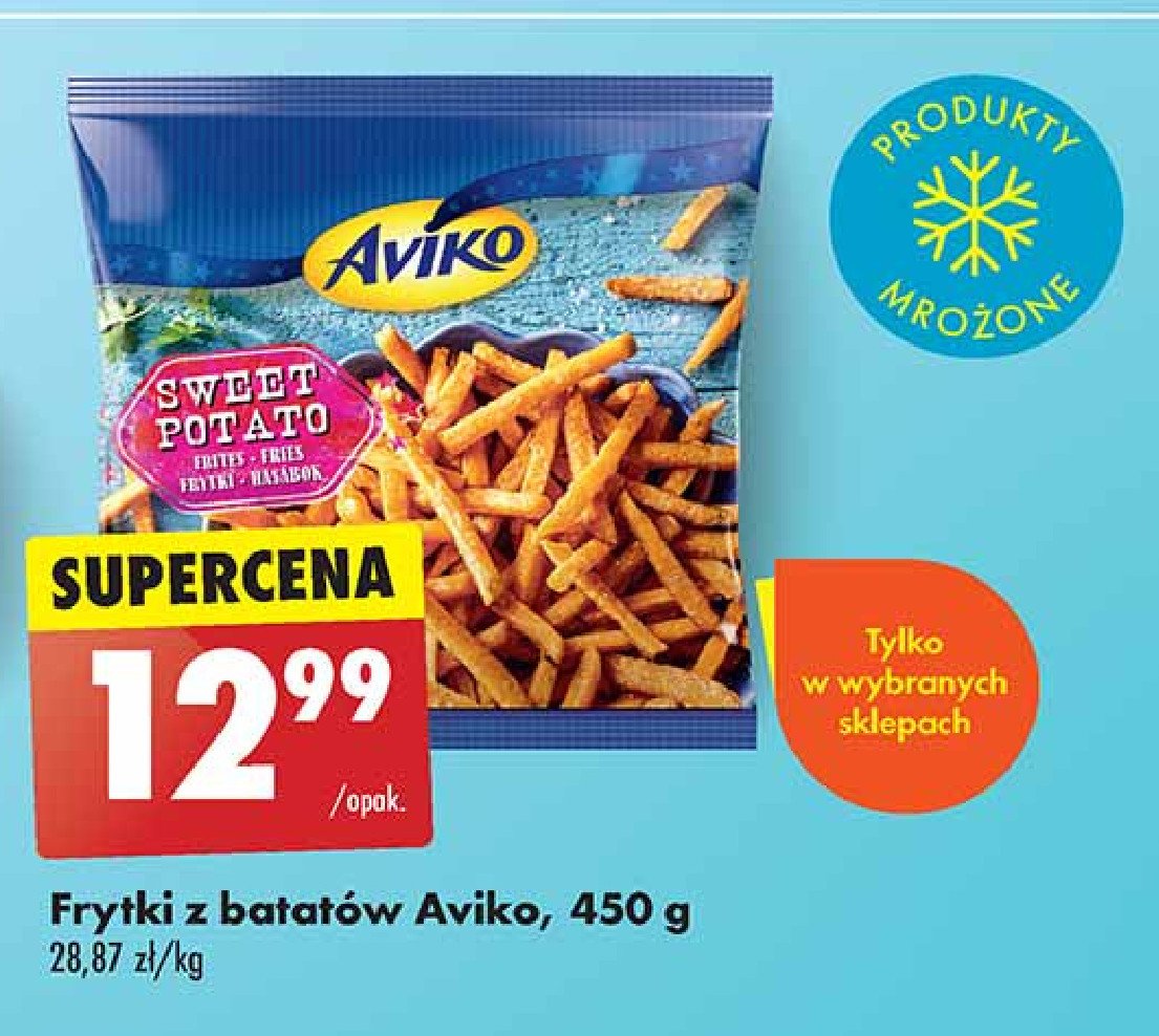 Frytki z batatów Aviko sweet treat promocja