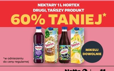 Nektar 1L (różne rodzaje) promocja w Netto
