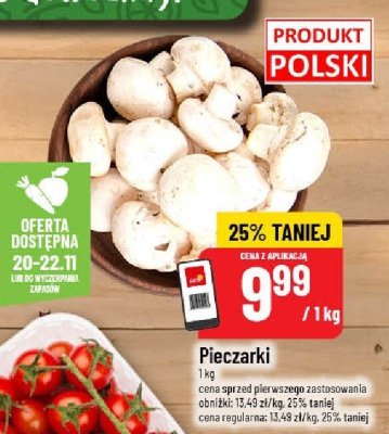 Pieczarki promocja w POLOmarket